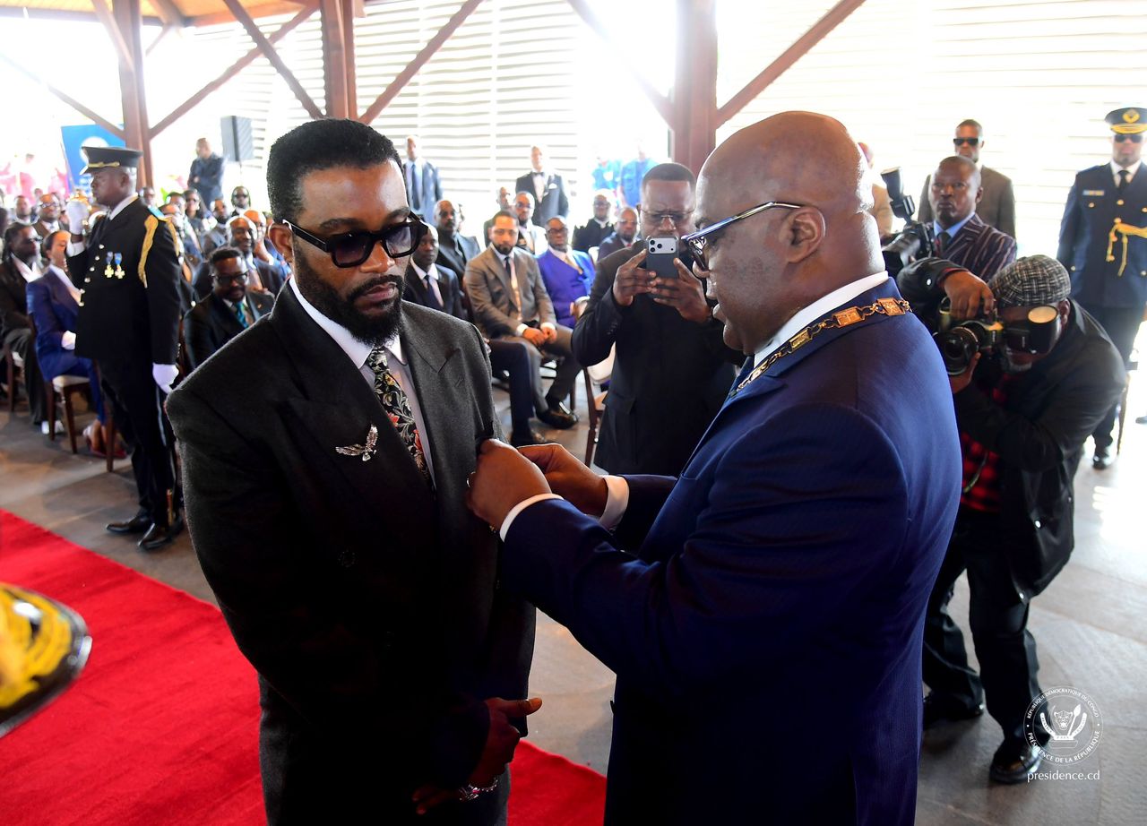 RDC : Fally Ipupa fait Chevalier de l'Ordre national du Léopard 