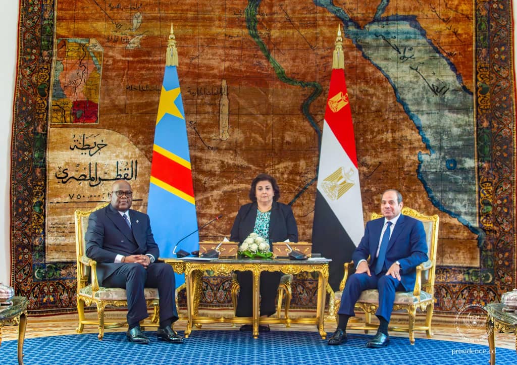 Coopération : en présence de Tshisekedi et Al-Sisi, Kinshasa et Caire concluent des accords sur la santé, la diplomatie et le développement urbain