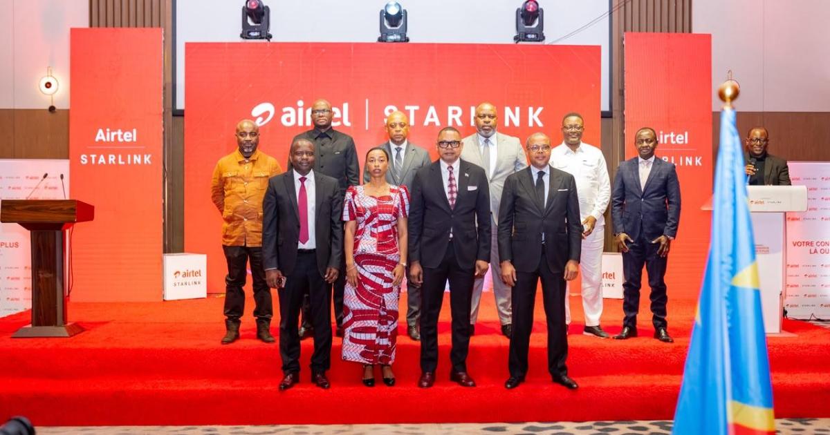 RDC : Airtel lance « Starlink Mobile » et connecte les zones sans réseau