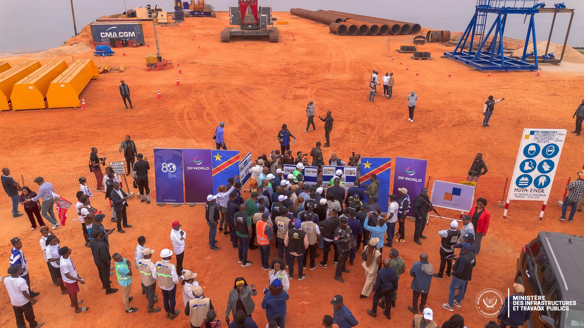 RDC : lancement de la deuxième phase de la caravane infrastructurelle sur l'axe Muanda-Kinshasa