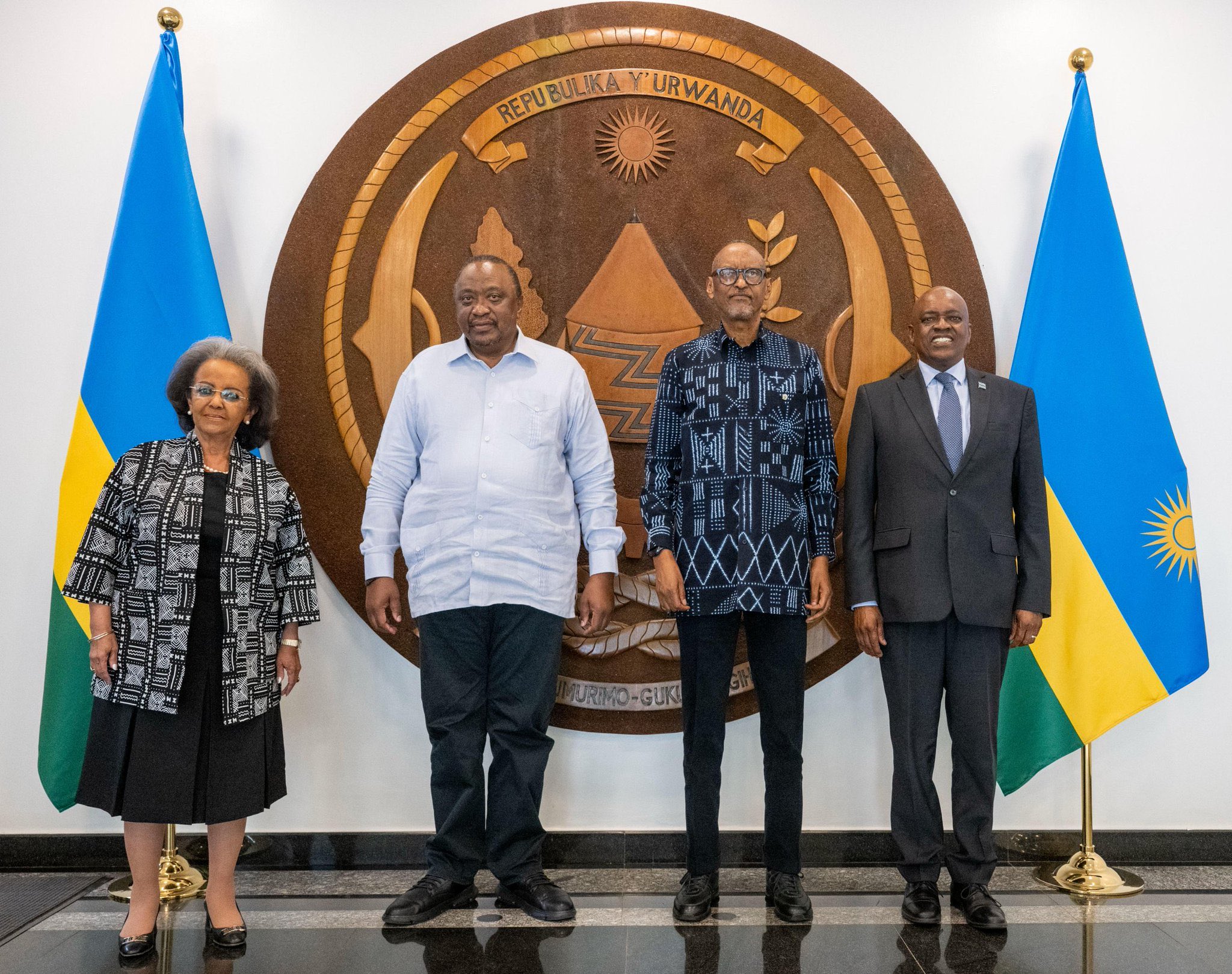 Processus de paix dans l’Est : après Goma, le Panel de l’UA chez Paul Kagame à Kigali