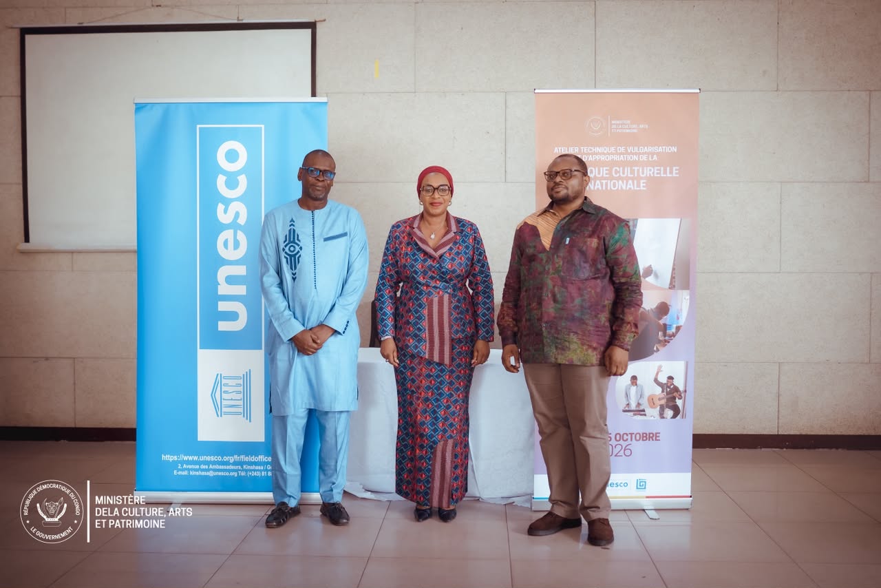 RDC : au Musée national, Yolande Elebe réunit personnel administratif et opérateurs culturels pour réfléchir sur la mise en œuvre de la Politique culturelle nationale