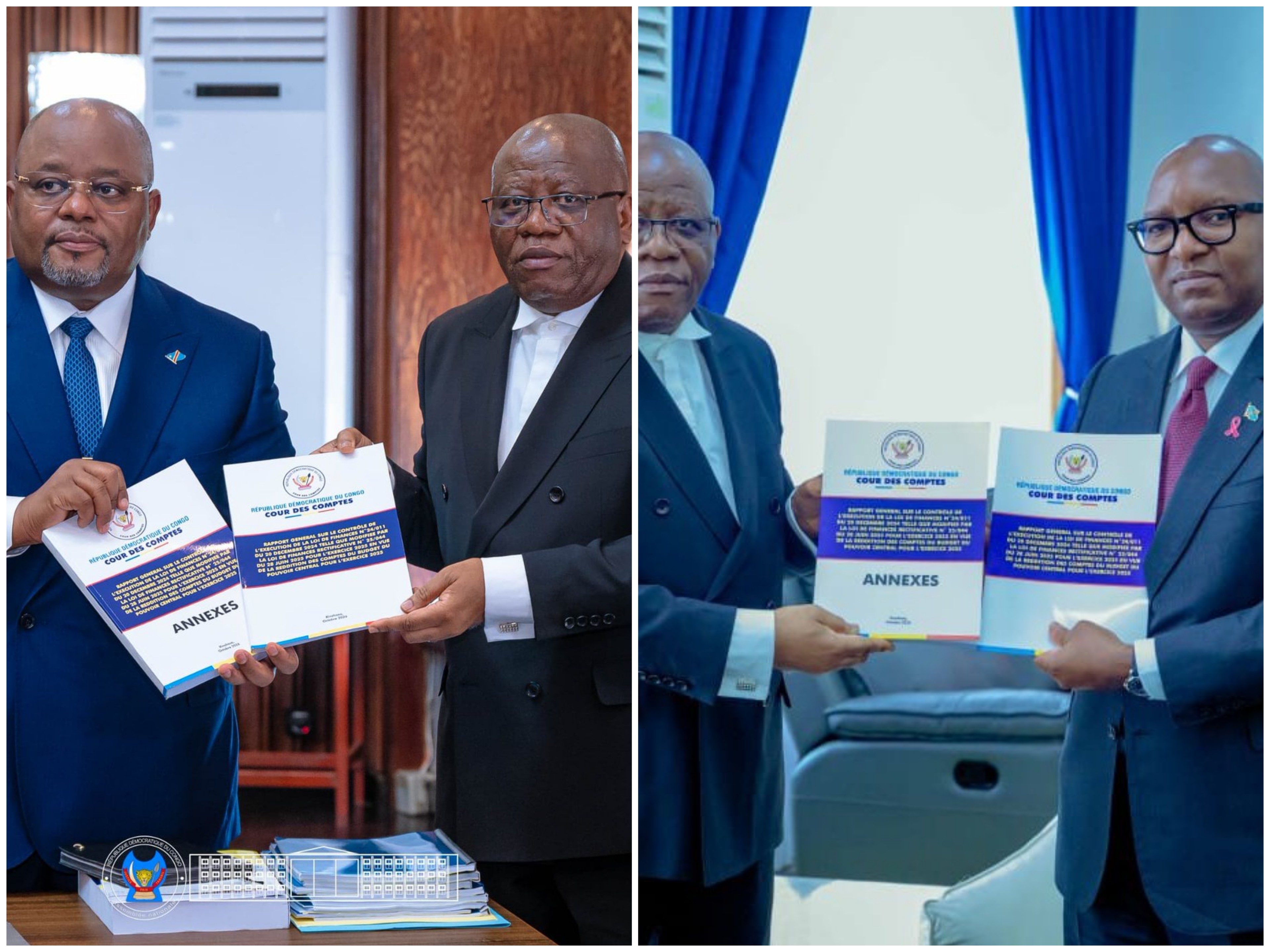 RDC - Reddition des comptes 2025 : la Cour des comptes dépose son rapport au Parlement